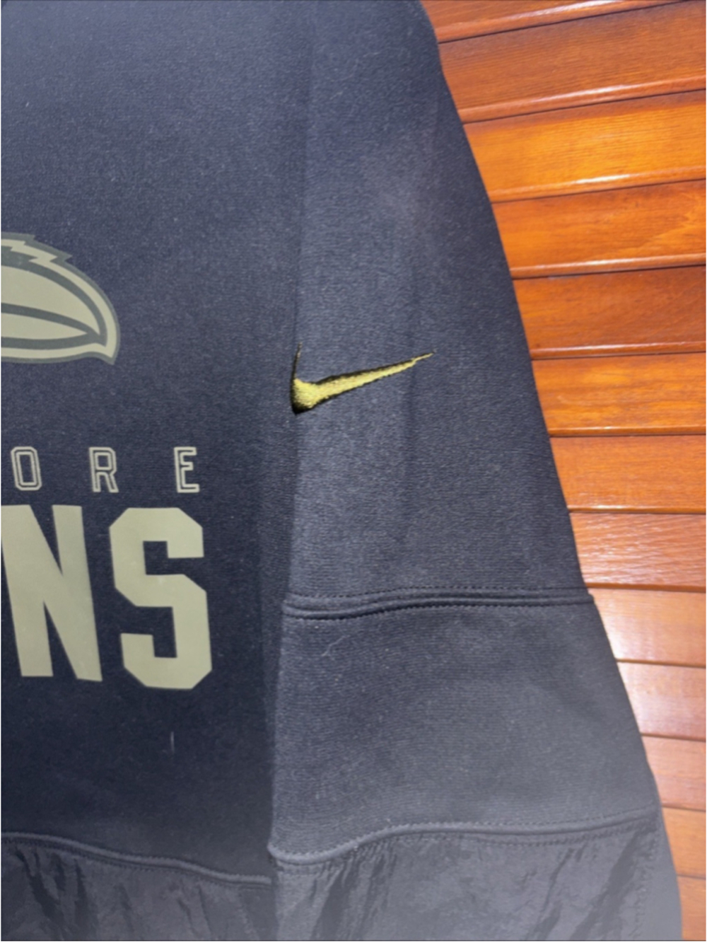 Baltimore Ravens Nike Dri-Fit NFL Salute to Service Hoodie Sweatshirt Size L - Picture 3 of 8